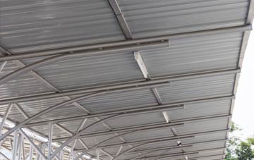 installing Fishpond Bottom metal roofing